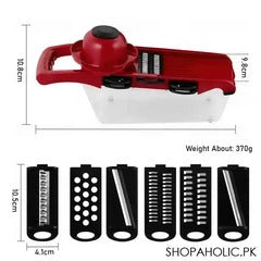 Best Quality 10-in-1 Mandoline Vegetable Slicer Cutter with Storage Box – Effortless, Precise & Safe Slicing for Every Meal