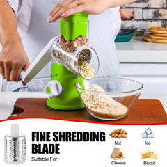 Drum Cutter – Multi-Functional Manual Vegetable Slicer & Shredder