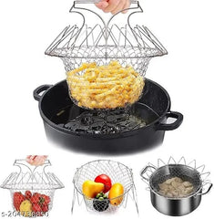 Chef Basket – Multifunctional Stainless Steel Kitchen Fry Basket