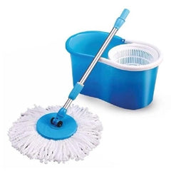 360° Rotating Head Mop with Bucket – Deep-Cleaning Microfiber Magic Mop