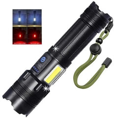 High-Power LED Flashlight – Rechargeable & Multifunctional for All Your Lighting Needs