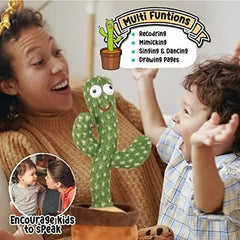 Rechargeable Dancing Cactus Toy – Fun Singing & Talking Plush