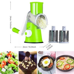 Drum Cutter – Multi-Functional Manual Vegetable Slicer & Shredder