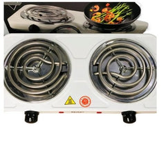 best quality Electric Stove (Double) for cooking, heat up in just 2 mins, Easy to clean, 2000W.