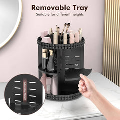 360° Rotating Cosmetic & Jewellery Organizer – Keep Your Beauty Essentials Neat & Accessible