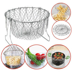 Chef Basket – Multifunctional Stainless Steel Kitchen Fry Basket