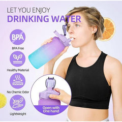 3-Piece Motivational Sports Water Bottles Set – Stay Hydrated, Stay Inspired!