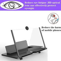 Black Video Amplifying Screen – Mobile Phone Screen Magnifier for Movies & Videos
