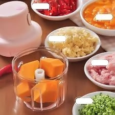 250ml Pink USB Wireless Electric Garlic Masher – Sturdy Press Mincer & Vegetable Chopper
