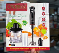 The best quality Cronier Professional 4-in-1 Hand Blender Set CR-1115 Chop. Blend. Whisk. Create – All in One!