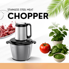 Easy Chopping & Grinding: 1000W 3L Electric Food Chopper & Meat Grinder