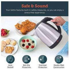 Premium Quality 2.0L Electric Kettle – Fast Boil, Durable & Safe