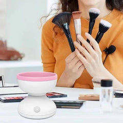 Electric Makeup Brush Cleaner Machine – USB Powered & Gentle Deep Clean