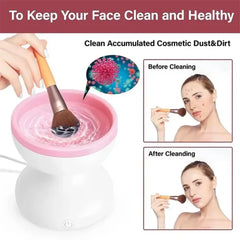 Electric Makeup Brush Cleaner Machine – USB Powered & Gentle Deep Clean
