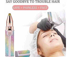2-in-1 Flawless – Precision Hair Remover & Eyebrow Trimmer