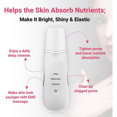 Ultrasonic Leather Shovel – Skin Dirt & Blackhead Remover Peeling Tool