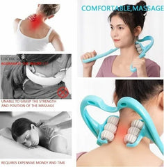 6-Wheel Pressure Point Neck Massager – Relax Anytime, Anywhere